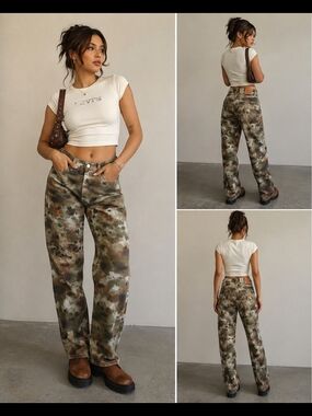 80s Mom Camo Jeans Levi's